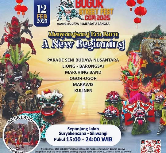 Capgomeh Bogor Street Festival 2025