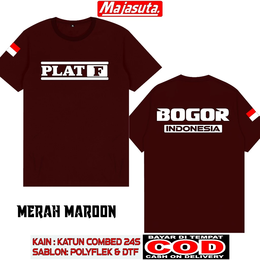 Kaos Plat F Bogor